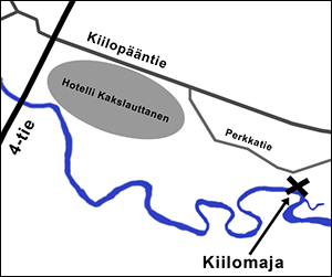 Ajo-ohje (kartta) Kiilomajalle