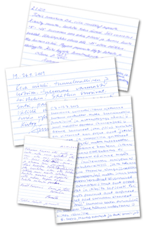 Kiilomajan vieraskirjaan jätettyjä kommentteja ja terveisiä